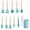 Blue, variant on 12 Pieces Food Grade Silicone Kitchen Utensil Set Non Stick Cookware Friendly Cooking Spatula Soup Spoon Household Full Kitchen Tool Kit