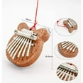 thumbnail image 4 of 8 Key Mini Kalimba High Quality exquisite Finger Thumb Piano Marimba Musical good accessory Pendant Gift, 4 of 6