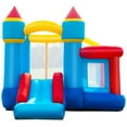 thumbnail image 1 of Patiojoy Inflatable Bouncer Castle With Blower Kids Bounce House Slide Basketball Hoop, 1 of 9