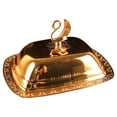 thumbnail image 1 of yuksok Metal Nuts Dried Fruit Plate Bowl Golden B-Golden, 1 of 7