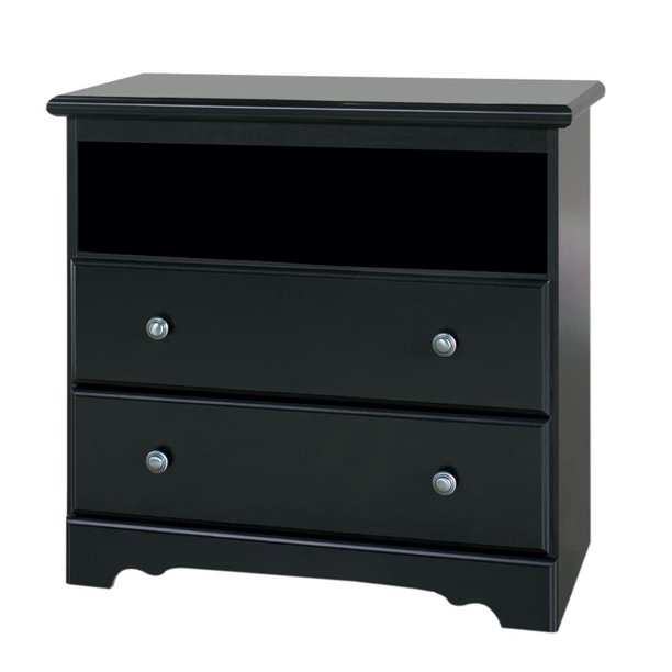 2Drawer Hall Chest in Black