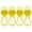 Yellow Deals, variant on karymi Non-Slip Grips Spikes Non-slip Snow Cleats Shoes Boots Cover Step Ice Spikes Grips Crampons ForHiking Camping Essentials Tailgating