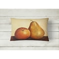 thumbnail image 2 of Carolines Treasures BABE0089PW1216 Apple & Pear Fabric Decorative Pillow, 2 of 3
