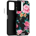 thumbnail image 3 of SPYCASE Floral Rugged Hybrid Cell Phone Cover Case for Samsung Galaxy A15 5G, Black Flower, 3 of 4