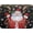 Christmas Black Santa Claus, variant on Kawani Gnomes Watermelon Dish Drying Mat for Kitchen Counter, Summer Watercolor Fruit Buffalo Check Quick Dry Absorbent Dishes Draining Mats Reversible Drainer Rack Pad 16 x 18