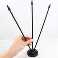 thumbnail image 4 of 4 Pcs Flag Pole Indoor Poles for outside House Office Black, 4 of 7