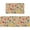 Spring Embroidery Floral, variant on Boho Kitchen Rug Mat Colorful Floral Kitchen Rugs Sets of 2 Washable Non-Slip Kitchen Mats for Floor 2 Piece Boho Kitchen Decor