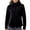 Black, variant on Zip Up Hoodies for Women 2025 Long Sleeve Plain Full Zipper Thick Hooded Sweatshirt Jacket Coat Outerwear