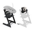thumbnail image 1 of Trona Stokke Tripp Trapp 2 negra con set para recién nacidos, 1 of 6