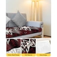 thumbnail image 4 of Red Black Couch Cushion Covers Stretch, Washable Sofa Seat Covers Individual Seat Cushion Sofa Slipcovers Southwest Geometric Aztec Farmhouse Tribal Couch Cover Furniture Protector S-1PCS, 4 of 7