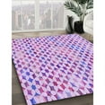 thumbnail image 3 of Ahgly Tapis de Zone Carré Transitionnel Lavable en Machine, 6 Pieds Carré, 3 of 7