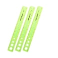 thumbnail image 2 of Veeogra Clearance!Ruler,Teacher Supplies,3PCS for Student Soft Bendable Ruler Flexible Plastic Ruler Inch And Centimeter Ruler Solid Color Su,Metric Ruler,Stationery,Classroom Supplies,Green, 2 of 9