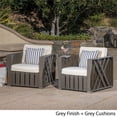 thumbnail image 2 of Afuera Living Modern / Contemporary Outdoor Gray Finished Club Chairs (Set of 2), 2 of 2