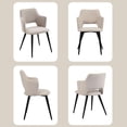 thumbnail image 4 of Set de 2 Sillas Comedor HOMEMAKE FURNITURE Color beige, 4 of 6
