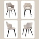 thumbnail image 4 of Set de 2 Sillas Comedor HOMEMAKE FURNITURE Color beige, 4 of 6
