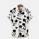 thumbnail image 1 of Disney Anime 3D Mickey Mouse Print Men Shirt Summer Loose Short Sleeve Casual Shirt Hawaiian Shirt Shirt Top Plus Size Hot Sale5XL Gao Jinjia LED, 1 of 2