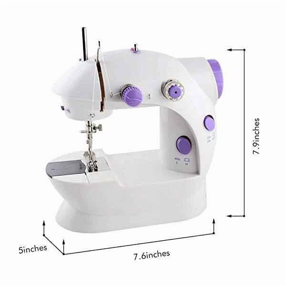 Ovzne Multi-functional Mini Sewing Machine Compact Portable Stitcher