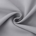 thumbnail image 3 of 52"x63" Solid Color Curtains Home Decorative Hanging Back Tap, Nursery Room Bedroom Kitchen Office Windows Home Decaration, Grey White, 3 of 4