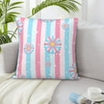thumbnail image 6 of ZICANCN Blossom Snowflake Floral Decorative Throw Pillow Covers, Bed Couch Sofa Decorative Knit Pillow Covers for Living Room Farmhouse, 26"x26", 6 of 8