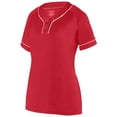 thumbnail image 2 of augusta sportswear women's overpower two-button jersey 1670, 2 of 3