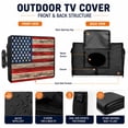 thumbnail image 4 of Bedliving Outdoor TV Cover for LCD LED, 52-55 inch, American Flag, 4 of 9