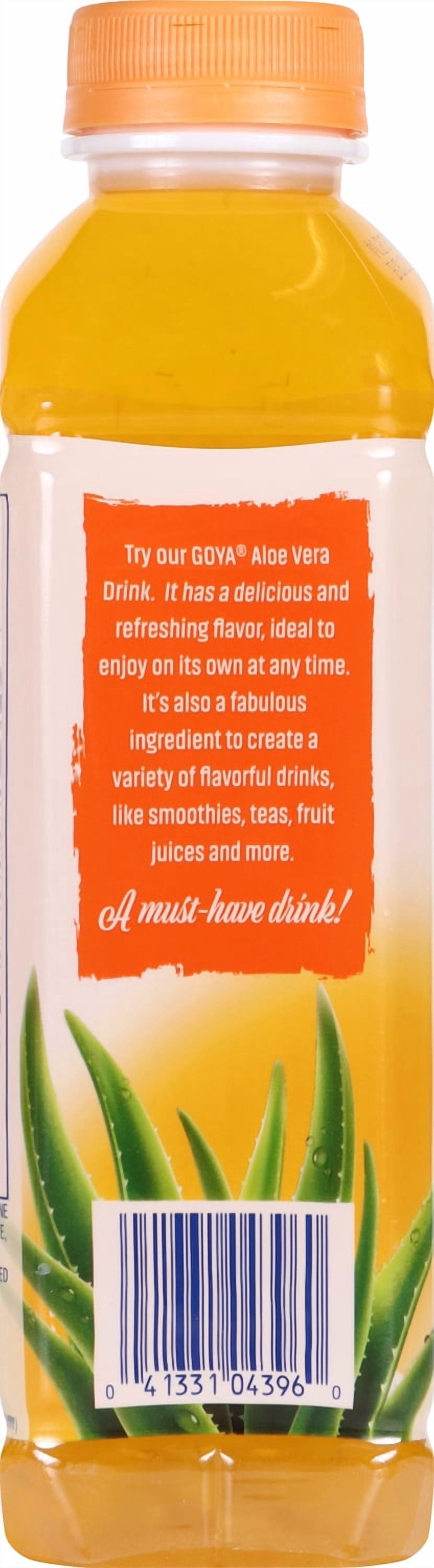 (5 pack) Goya Aloe Vera Drink with Mango Flavor, 16.9 fl oz