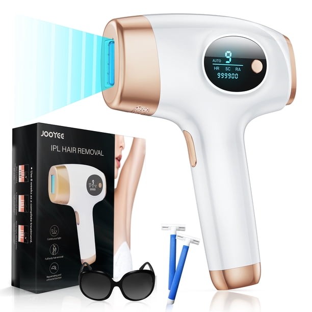 Dispositivo de depilación láser 999900 Flashes 3 en 1 IPL Depiladora de luz pulsada Depiladora indolora Hombres Mujeres Uso en el hogar para todo el cuerpo
