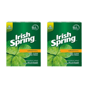 (2 pack) (Pack of 2) Irish Spring Original, Deodorant Bar Soap, 3.7 Ounce, 8 Bar Pack