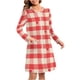 thumbnail image 4 of Batas Ropa de casa navideña para mujer, pijamas casuales sueltos de manga larga, batas de baño y camisones Pijamas de mujer, 4 of 9