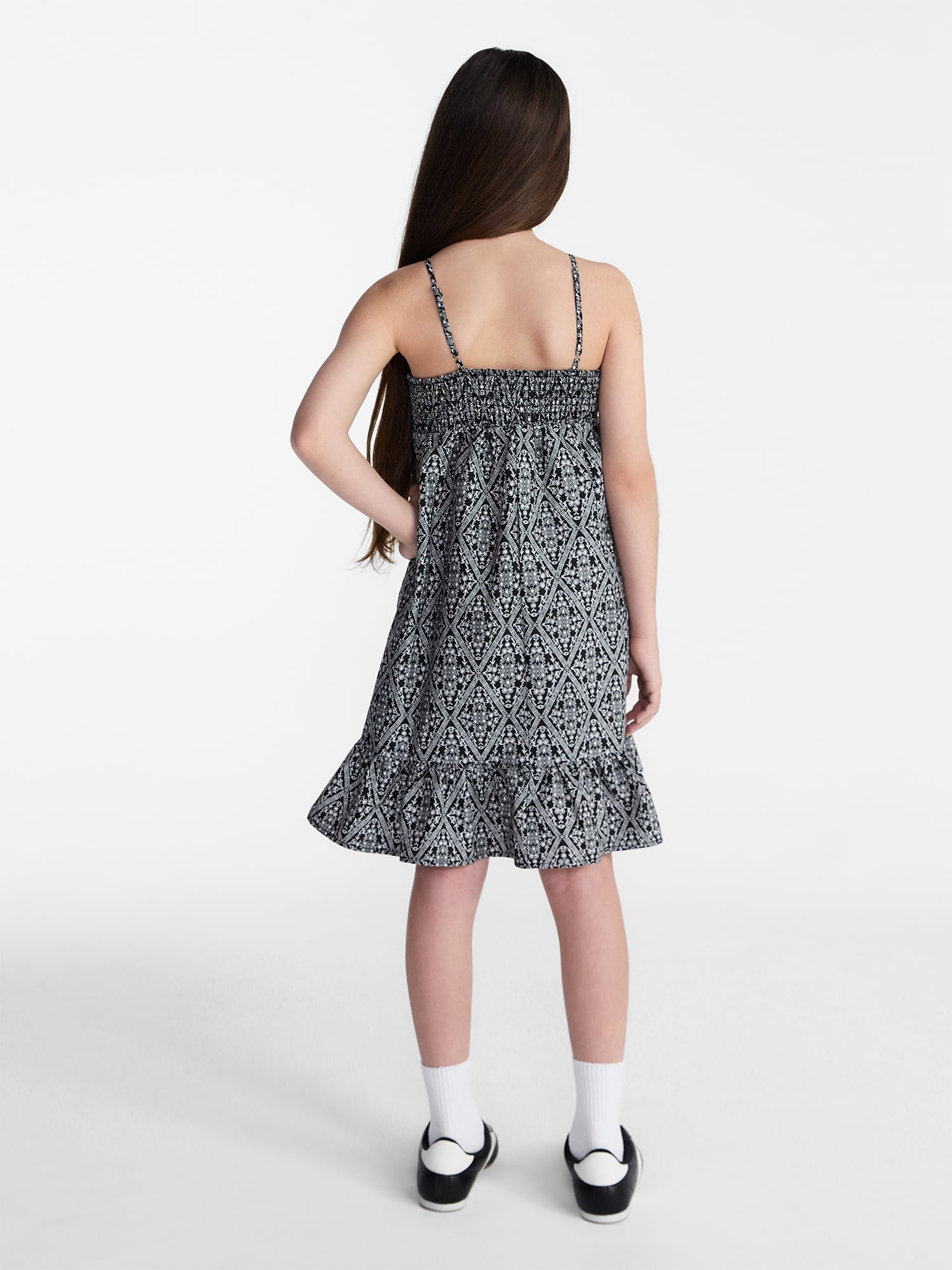 Weekend Academy Girls Sleeveless Cotton Babydoll Dress, Sizes 4-18