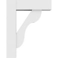 thumbnail image 3 of 5"W x 14"D x 18"H Standard Carmel Architectural Grade PVC Bracket With Block Ends, 3 of 8