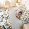 thumbnail image 4 of Feelyou Watercolor Spotted Fish Splash Bedding Comforter Set for Boys Girls, Lake Ocean Wildlife King Bedding Sets, Orange White, Grey Reversible, 7 Pieces, 4 of 7