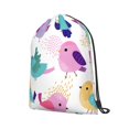 thumbnail image 2 of XMXT Drawstring Travel Backpack, Colorful Cartoon Bird Painting Waterproof Gym Bag for Women, s, 2 of 8