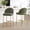 Green-Bronze Legs, variant on Spruce & Spring Modern Counter Bar Stool with Metal Arc Backrest and Upholstered Seat Set of 2, Saddle Brown with Black Legs