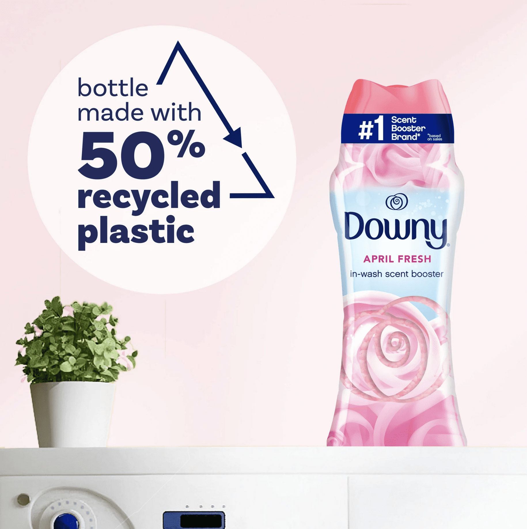 Downy In-Wash Laundry Scent Booster Beads, April Fresh Scent, 24 oz (2 Pack)