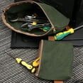 thumbnail image 6 of Waxed Canvas Tool Pouches 3 Pack for Efficient Hardware Storage Tool Organizers, 6 of 11