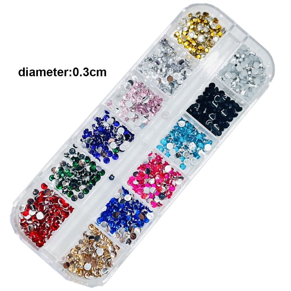 Colorful Rhinestones for Nails Design Diamond Beads Gems Rhinestones Nail  Art Decoration for Nail DIY Crafts - style 2 