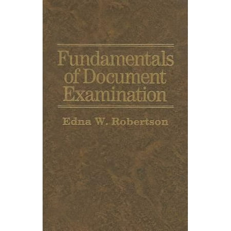 Fundamentals of Document Examination, Used [Hardcover]