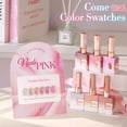 thumbnail image 2 of Set de esmaltes de uñas en gel Double Rhythm Cat Eye 15 ml x 6 (plateado), 2 of 9