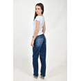 thumbnail image 3 of Blusa de escote drapeado Roman Fashion /Juvenil, 48409 (Azul cielo) azul cielo G, 3 of 4