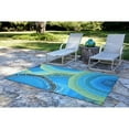thumbnail image 5 of Liora Manne Cirque Area Rug Caribe Indoor Outdoor 100% Polyester Weather Resistant, 5 of 5