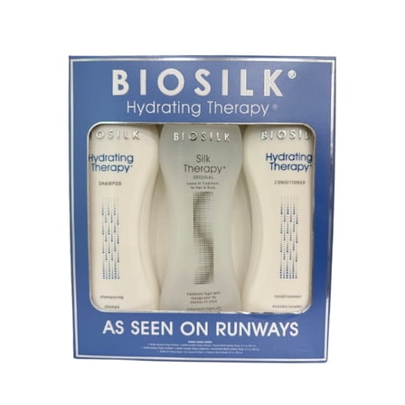 Biosilk Hydrating Therapy As Seen On Runways - Hair Treatment Set -  12 oz each - Limited kit