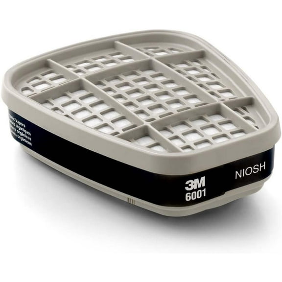 3M Organic Vapor Cartridge 6001PB1-1 - For Respirators - 2 Count