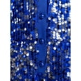 thumbnail image 6 of inhzoy Girls Sequin Romper Jumpsuit Sparkly Sleeveless Prom Concert Party Outfit Dancing Leotard Royal Blue 14, 6 of 7