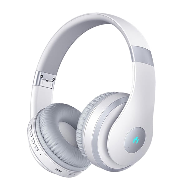 Auriculares Bluetooth para colocar sobre la oreja, estéreo inalámbricos / con blanco jinwen Auriculares plegables
