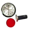 thumbnail image 2 of SPRING Car Clock Luminous Automobiles Internal Stick-On Mini Digital For Dashboard Air Vent-On Clock Watch Small Luminous For Boat Bike Silver, 2 of 8
