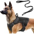 thumbnail image 1 of Tactical Dog Harness And 4ft Bungee Leash, Military Dog Harness Set For Large Medium Dogs, Hunting, Training G, 1 of 2