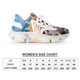 thumbnail image 2 of 2024 Seashell On The Beach Women Or Men Lace Up Flat Sneakers Female Mesh Walking Footwear, 2 of 8