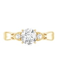thumbnail image 4 of Rosec Jewels 1 Carat Lab Diamond Promise Engagement Ring - EF-VS Quality - Gift For Women, 18K Yellow Gold, US 10.50, 4 of 8