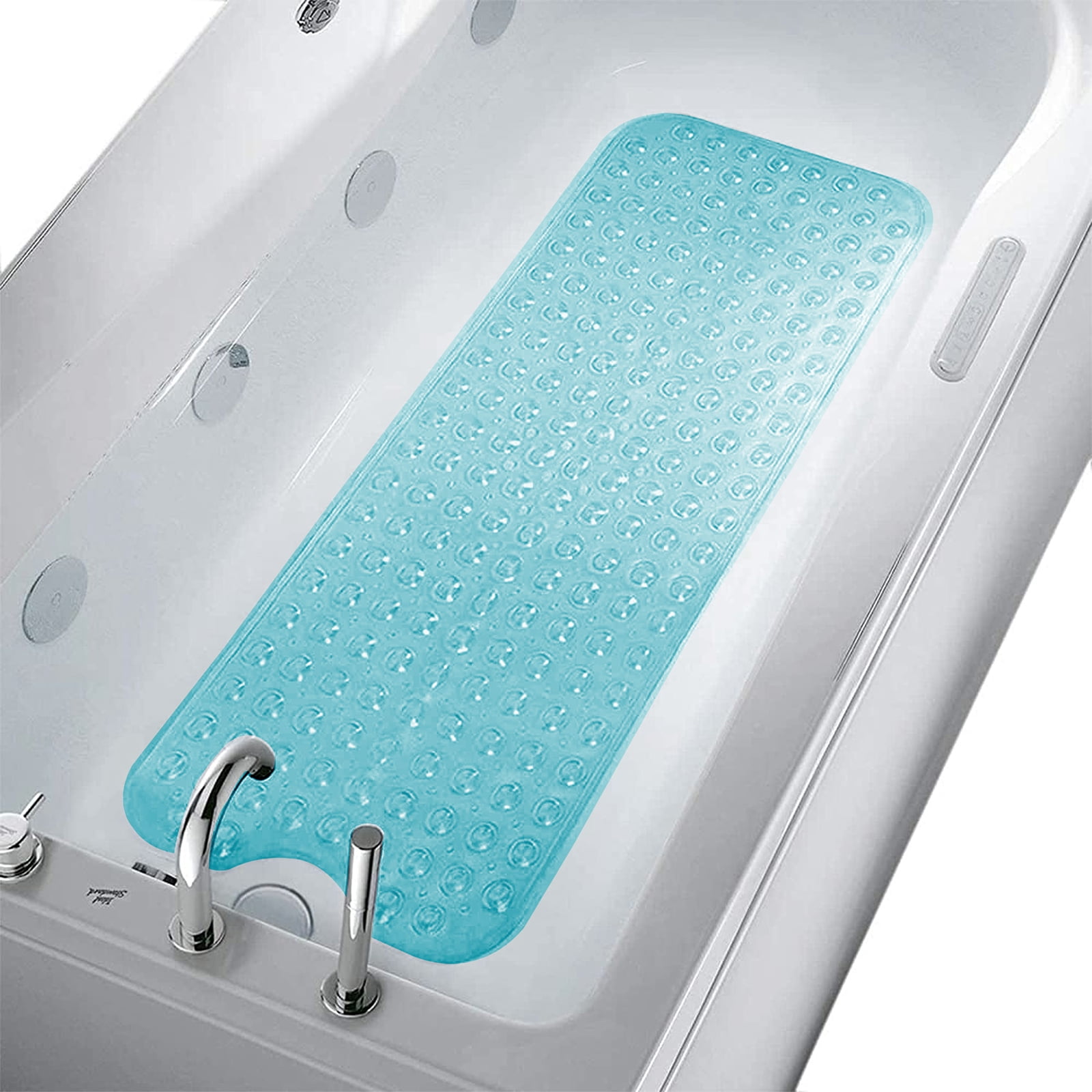 MEKBOK Bathtub and Shower Mats, Extra Long Non-Slip Bath Mat (39" x 16 ...